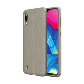 Aksesuarcım ELFNISS98 Samsung Galaxy A10 Deri Görünüm Orjinal Niss Silikon Cep Telefonu Kılıf