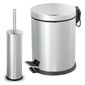Aksesuaros Banyo Seti - 3 Litre Çöp Kovası ve Tuvalet Fırçası