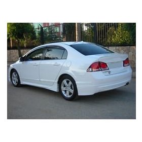 Aksoy Tuning Honda Civic Fd6 Bagaj Üstü Beyaz Boyalı Spoiler