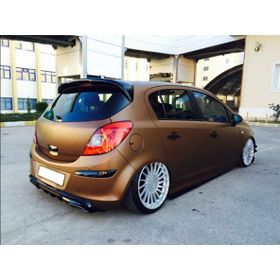 Aksoy Tuning Opel Corsa D 2007 Parlak Siyah Policarbon Boyalı Spoiler