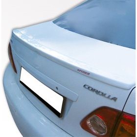 Aksoy Tuning Toyota Corolla 2008 ve Sonrası Bagaj GT Beyaz DRS Boyalı Spoiler
