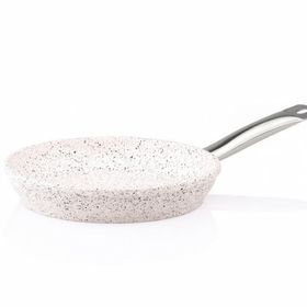 Aksu 26 cm Beyaz Granit Döküm Tava