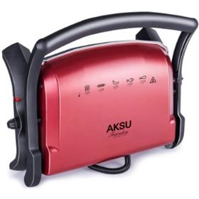 Aksu T28E Kırmızı Tost Makinesi