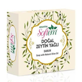 Aksu Vital 130 gr Softem Doğal Zeytin Yağlı Sabun
