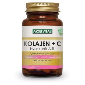 Aksu Vital Kolajen C Vitamini Hyaluronik Asit 60 Tablet