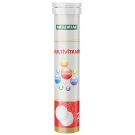 Aksu Vital Multivitamin 20 Efervesan Tablet