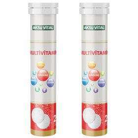 Aksu Vital Multivitamin 20 Efervesan Tablet