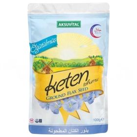 Aksuvital Öğütülmüş 100 gr Keten Tohumu