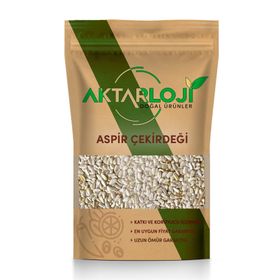 Aktarloji Küçük Siyah 250 gr Çekirdek + Aspir Çekirdeği 250 gr Papağan Yemi