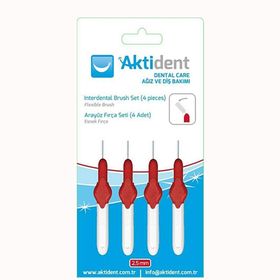 Aktident 0.50 mm 4 Adet Arayüz Fırçası