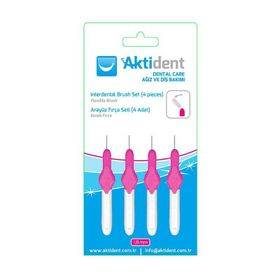 Aktident 1.8mm 4 adet Arayüz Fırça Seti