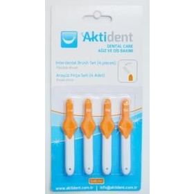 Aktident 2.0 Mm Turuncu 4 Adet Arayüz Fırçası