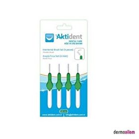 Aktident Yeşil 0.80 mm 4'lü Arayüz Fırçası