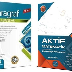 Aktif Matematik TYT Sıfırdan Başlayanlara ve Bilgi Sarmal Paragraf Soru Bankası Seti