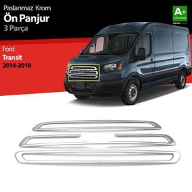 Aktif Otomotiv Ford Transit Krom 3 Parça 2014 2018 Ön Panjur