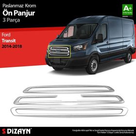 Aktif Otomotiv Ford Transit Krom 3 Parça 2014 2018 Ön Panjur