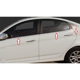 Aktif Otomotiv Hyundai Accent Blue Solaris Krom 6 Parça 2011 2018 Cam Çıtası