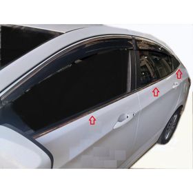 Aktif Otomotiv Hyundai Accent Blue Solaris Krom 6 Parça 2011 2018 Cam Çıtası