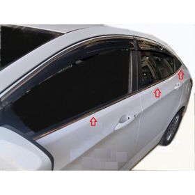 Aktif Otomotiv Hyundai Accent Blue Solaris Krom 6 Parça 2011 2018 Cam Çıtası