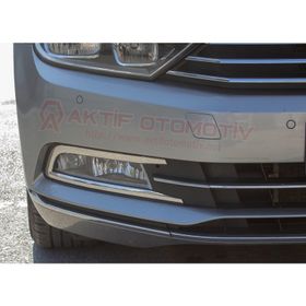 Aktif Otomotiv Vw Passat B8 Krom 2 Parça 2015-2019 Sis Farı Çerçevesi