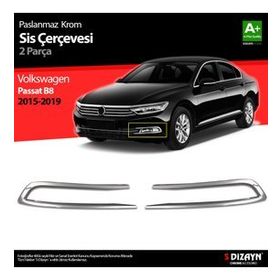 Aktif Otomotiv Vw Passat B8 Krom 2 Parça 2015-2019 Sis Farı Çerçevesi