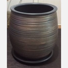 Aktif Seramik 30 cm Bakır Eskitme Toprak Venüs Saksı