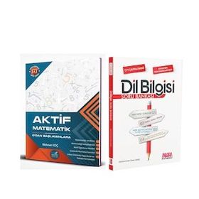 Aktif Tyt Matematik 0 ve Akm Dil Bilgisi Soru Bankası Seti 2 Kitap