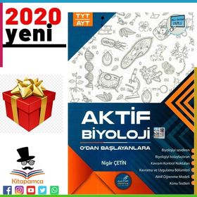 Aktif Yayınları Aktif TYT AYT 0'dan Başlayanlara Biyoloji 2020