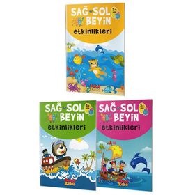 Aktif Zeka Sağ ve Sol Beyin Etkinlikleri Seti