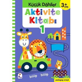 Aktivite Kitabı 1 - Küçük Dahiler 3+ Yaş - İndigo Çocuk