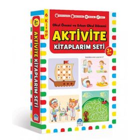 Aktivite Kitaplarim Seti 3+ Yas - Okul Öncesi ve Erken Okul Dönemi