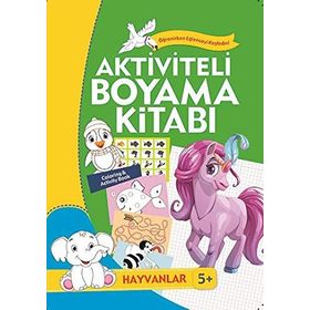 Aktiviteli Boyama Kitabı Deniz Hayvanları - kollektif