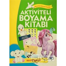 Aktiviteli Boyama Kitabı Deniz Hayvanları - kollektif