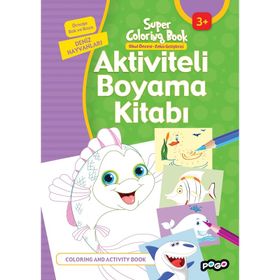 Aktiviteli Boyama Kitabı Deniz Hayvanları - kollektif