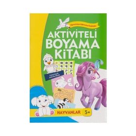 Aktiviteli Boyama Kitabı - Hayvanlar - kollektif