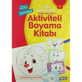 Aktiviteli Boyama Kitabı - Hayvanlar - kollektif