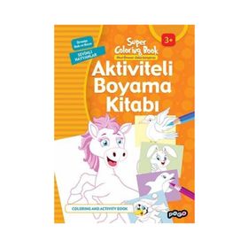 Aktiviteli Boyama Kitabı Sevimli Hayvanlar - kollektif
