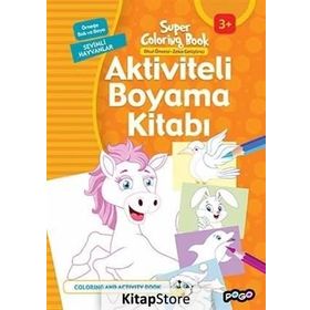 Aktiviteli Boyama Kitabı Sevimli Hayvanlar - kollektif
