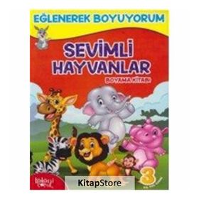Aktiviteli Boyama Kitabı Sevimli Hayvanlar - kollektif
