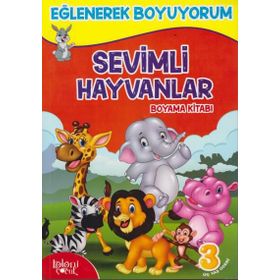 Aktiviteli Boyama Kitabı Sevimli Hayvanlar - kollektif