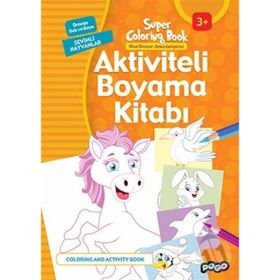 Aktiviteli Boyama Kitabı Sevimli Hayvanlar - kollektif