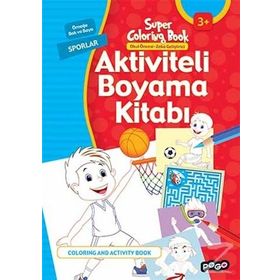 Aktiviteli Boyama Kitabı - Sporlar - kollektif