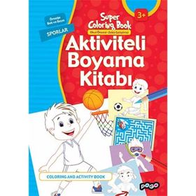 Aktiviteli Boyama Kitabı - Sporlar - kollektif