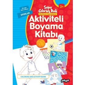 Aktiviteli Boyama Kitabı - Sporlar - kollektif