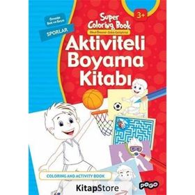 Aktiviteli Boyama Kitabı - Sporlar - kollektif