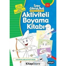 Aktiviteli Boyama Kitabı - Süper Kahramanlar - kollektif