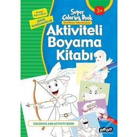 Aktiviteli Boyama Kitabı - Süper Kahramanlar - kollektif