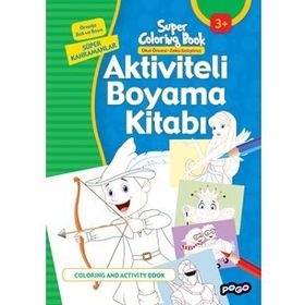 Aktiviteli Boyama Kitabı - Süper Kahramanlar - kollektif