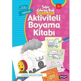 Aktiviteli Boyama Kitabı - Taşıtlar / Kollektif