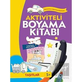 Aktiviteli Taşıtlar Boyama Kitabı
